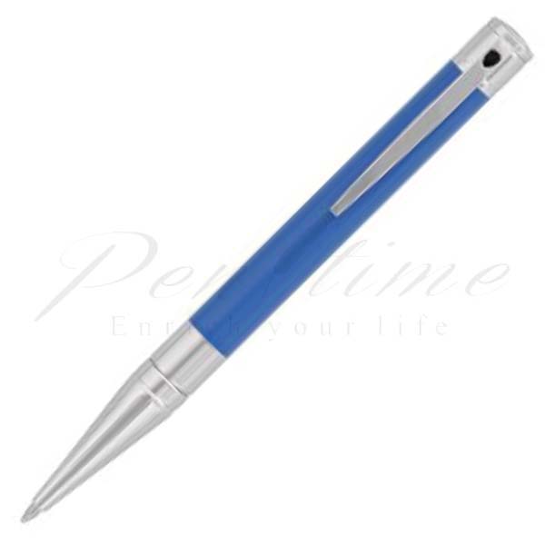 デュポン ボールペン Ｄイニシャル ２６５２１６ ブルー＆クローム