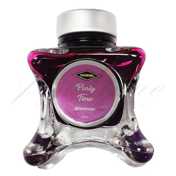 ダイアミン ボトルインク（５０ｍｌ） レッドエディション シマーリングリンク 698rs16 パーティータイム Party Time  ＜2600＞【名入れ不可】【ラッピング不可】【ネコポス不可】 レッドエディションインク 万年筆・高級筆記具の専門店 ペンタイム